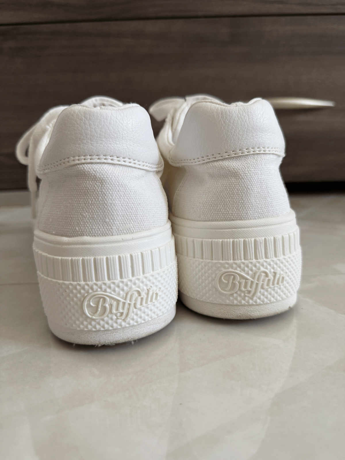 Buffalo Vegan Platform Canvas Sneakers, photo 5