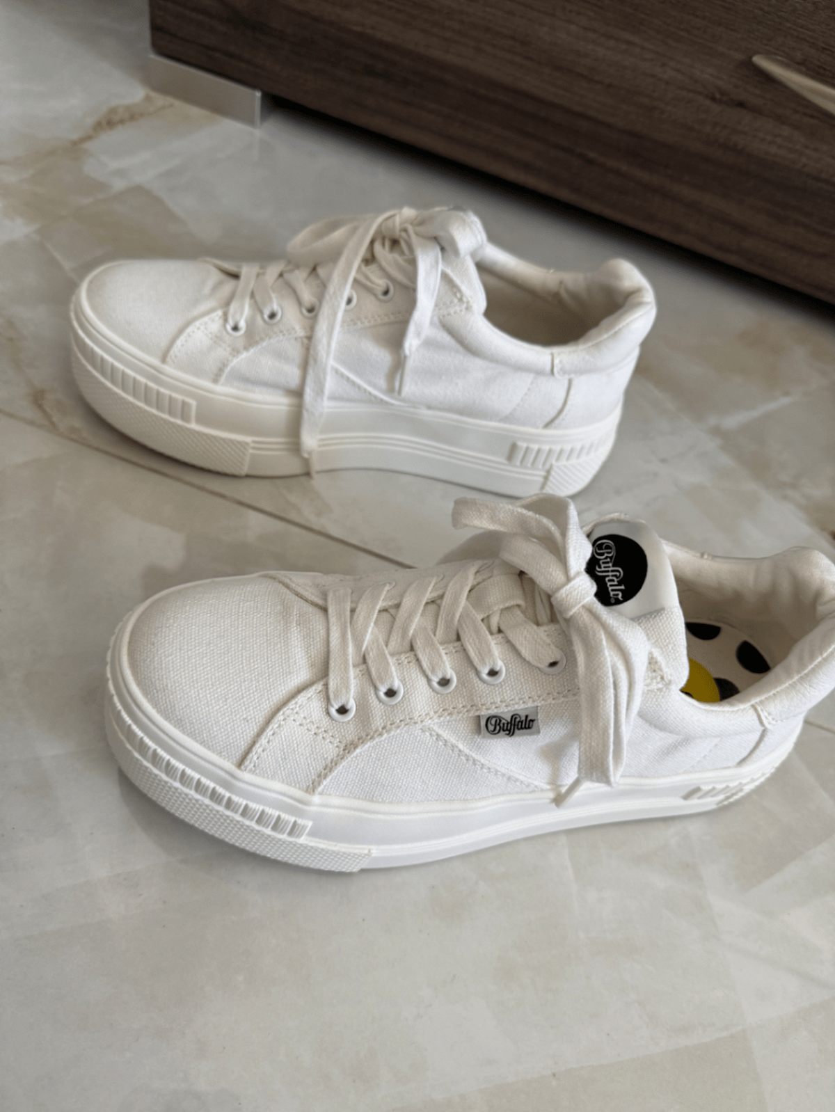 Buffalo Vegan Platform Canvas Sneakers, photo 2