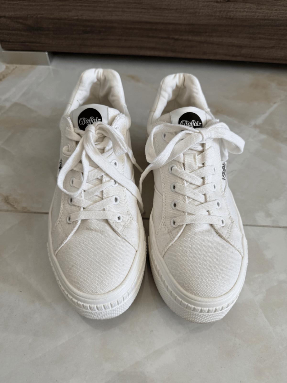 Buffalo Vegan Platform Canvas Sneakers, photo 4