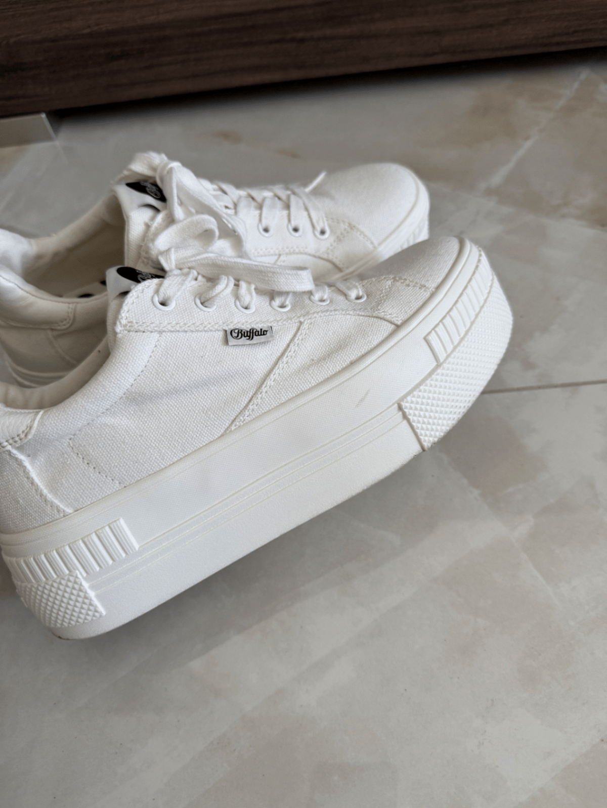Buffalo Vegan Platform Canvas Sneakers, photo 6