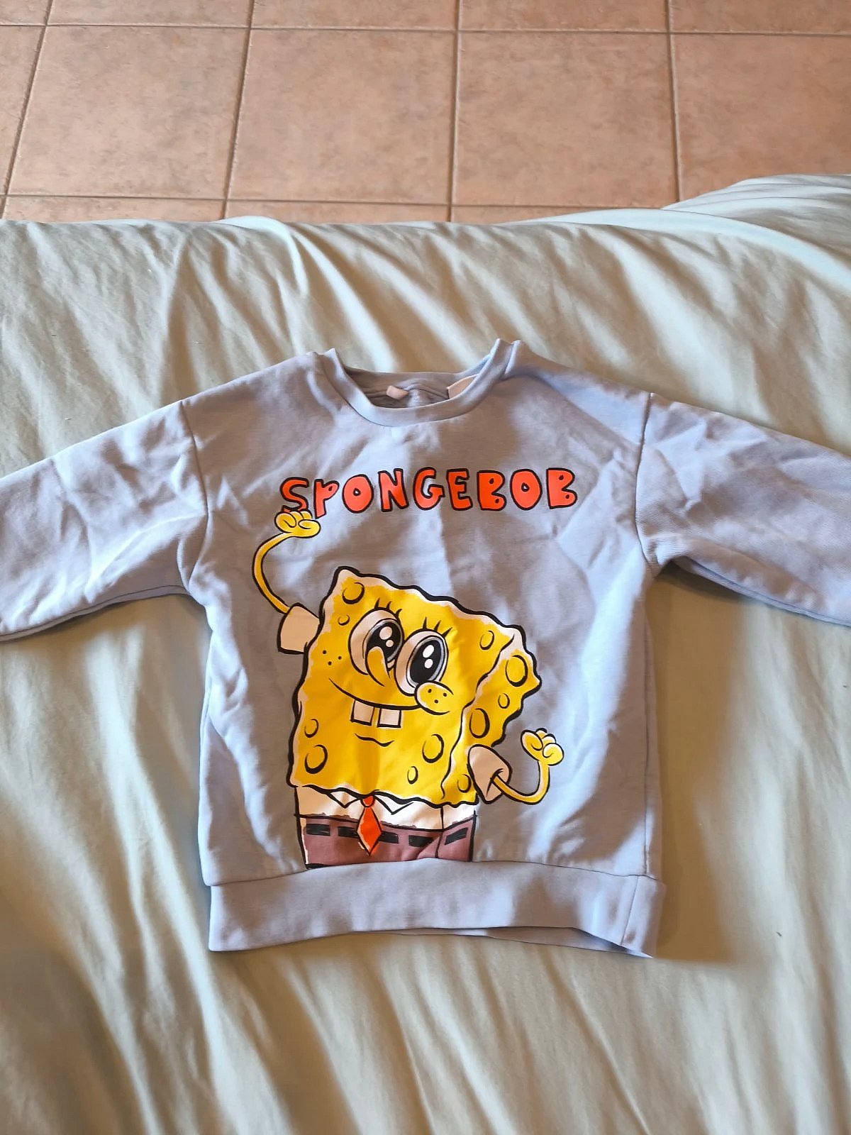 Conjunto de moletom infantil do Bob Esponja, fotografia 2