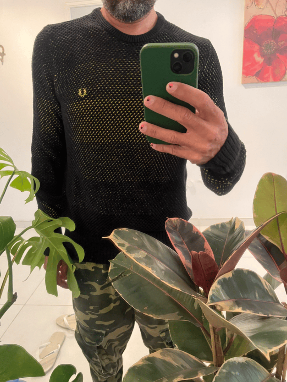 Fred Perry Black Knit Jumper, photo 6