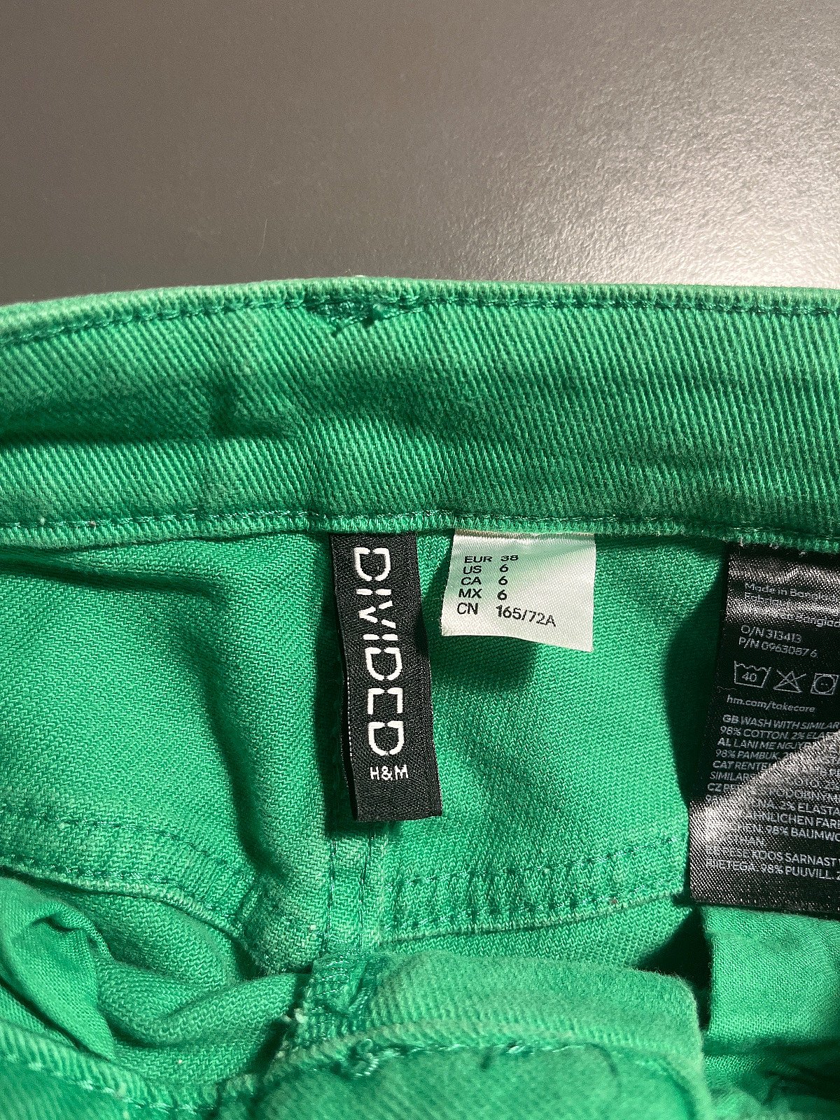 Fun Bright green wide-leg trousers, photo 2