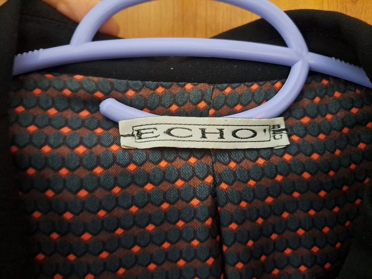 Echo Stylish Black Blazer Jacket, photo 6