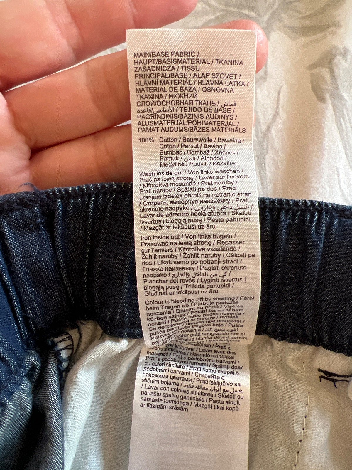 Orsay denim tie waist skirt - photo 4