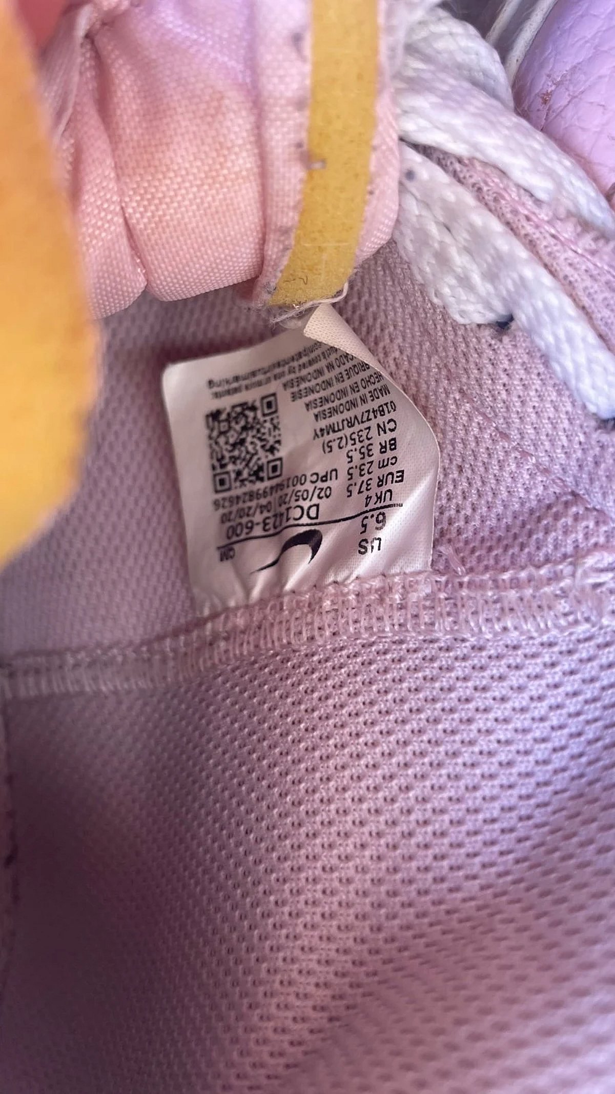 Nike Pink Suede High-Top Trainers, photo 6