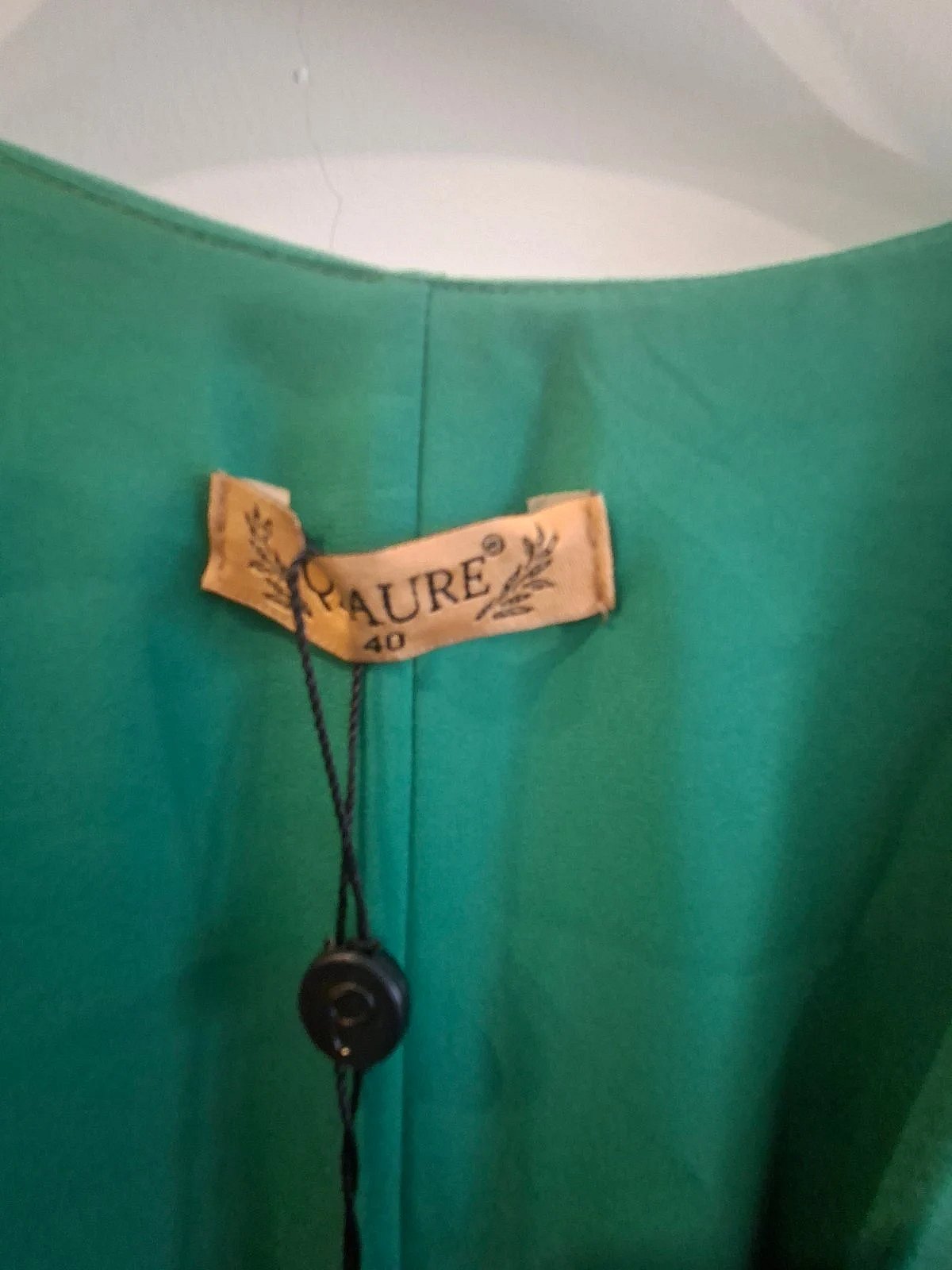 Green belted midi dress, photo 4
