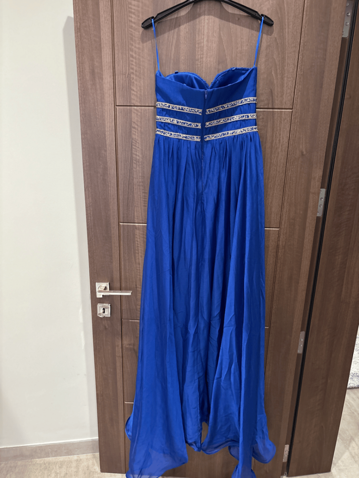 Royal Blue Embellished Maxi Dress, photo 4