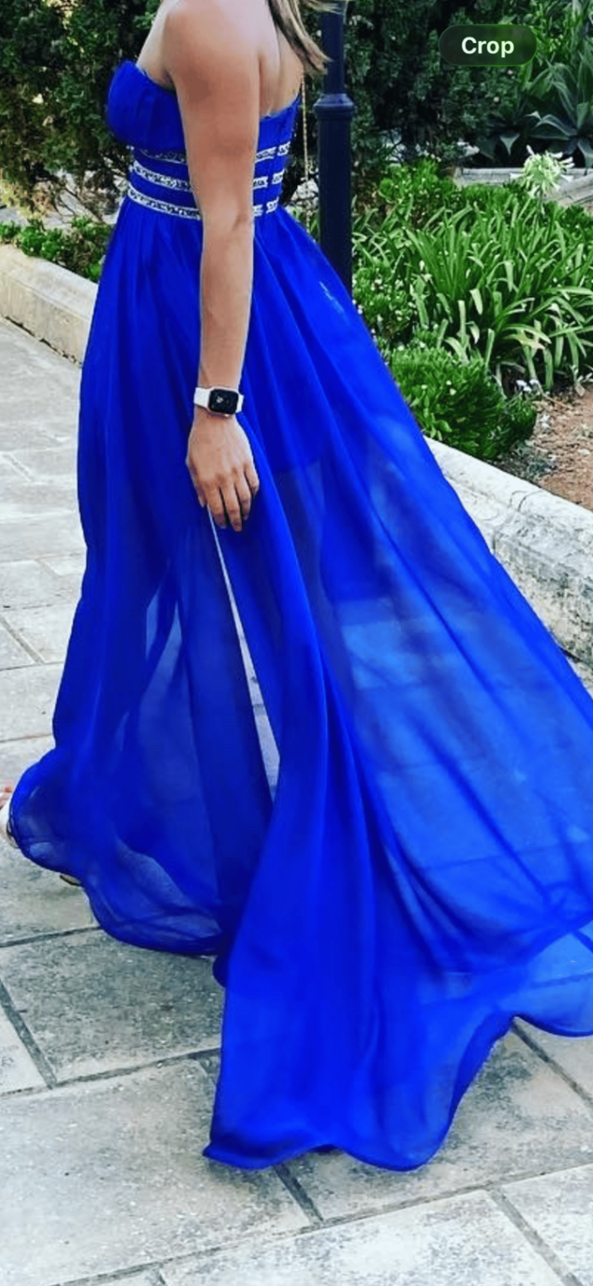 Royal Blue Embellished Maxi Dress, photo 3