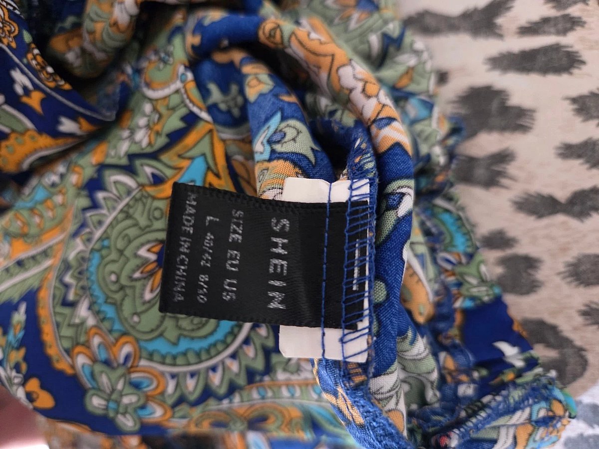 Paisley print waist tie shorts, photo 4