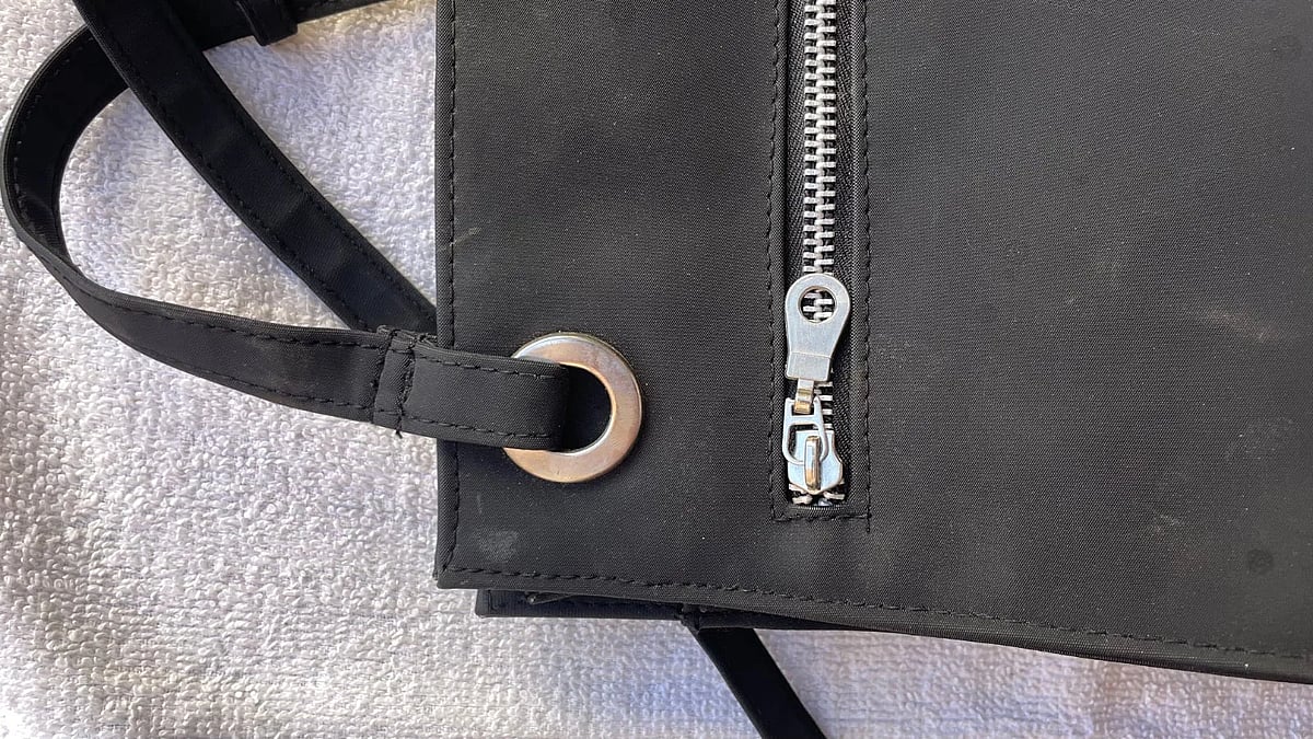 Black Adjustable Backpack/Purse, photo 4