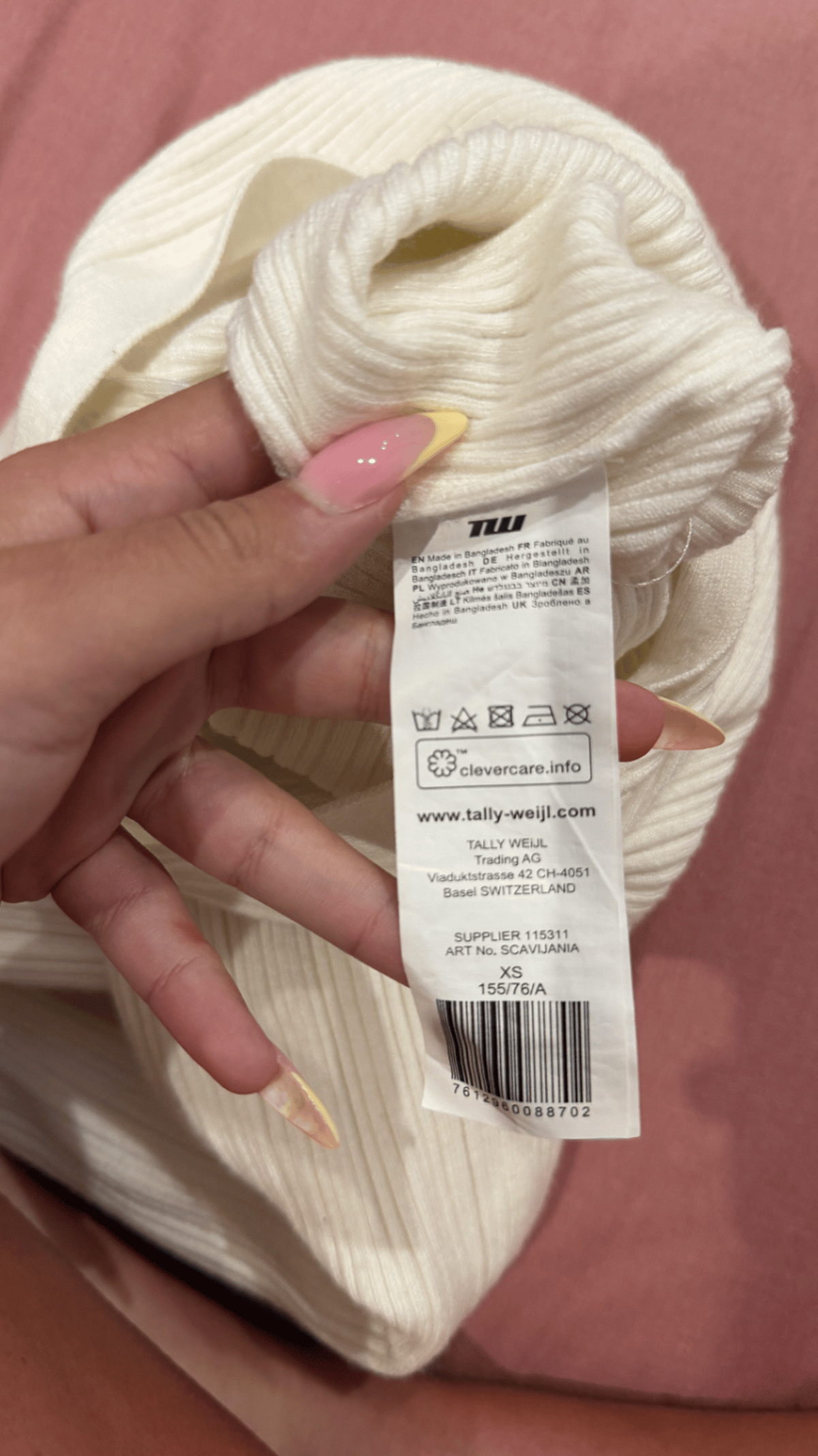 Cream Ribbed Button Up Cardigan - photo 2