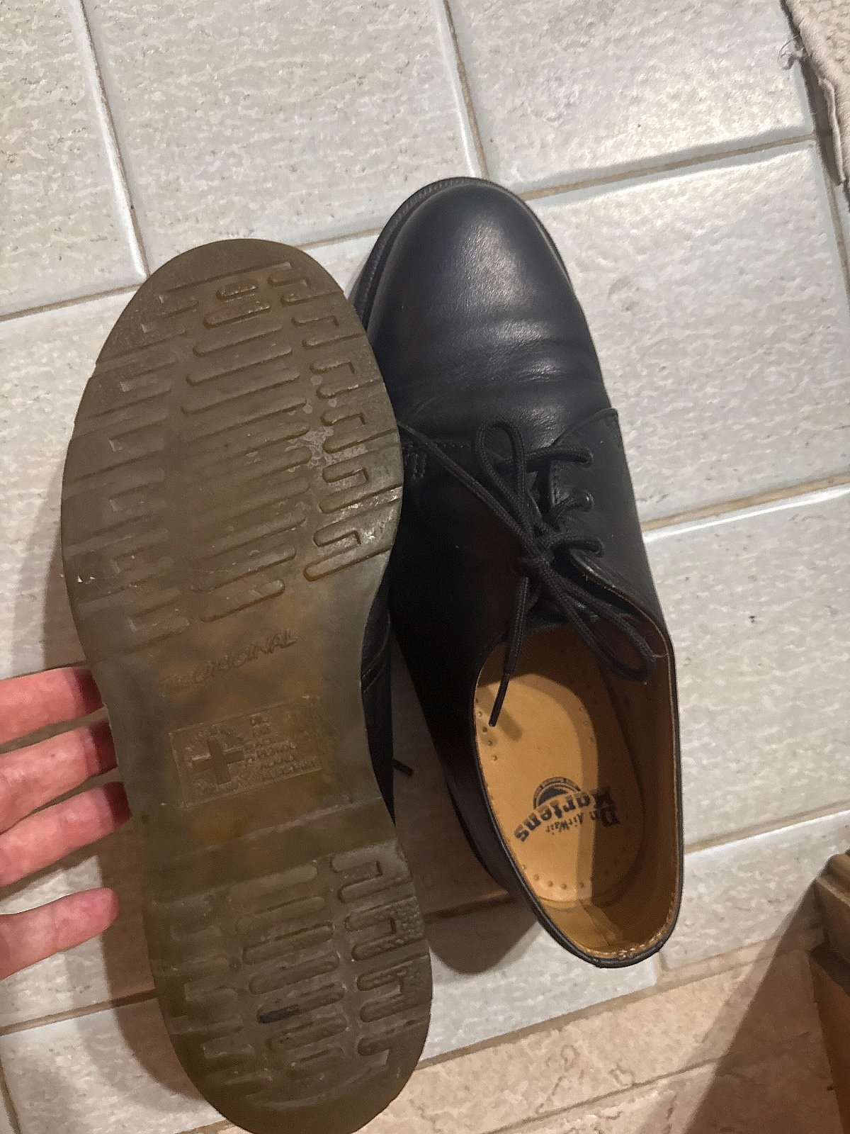Classic Black Dr Martens Shoes, photo 2