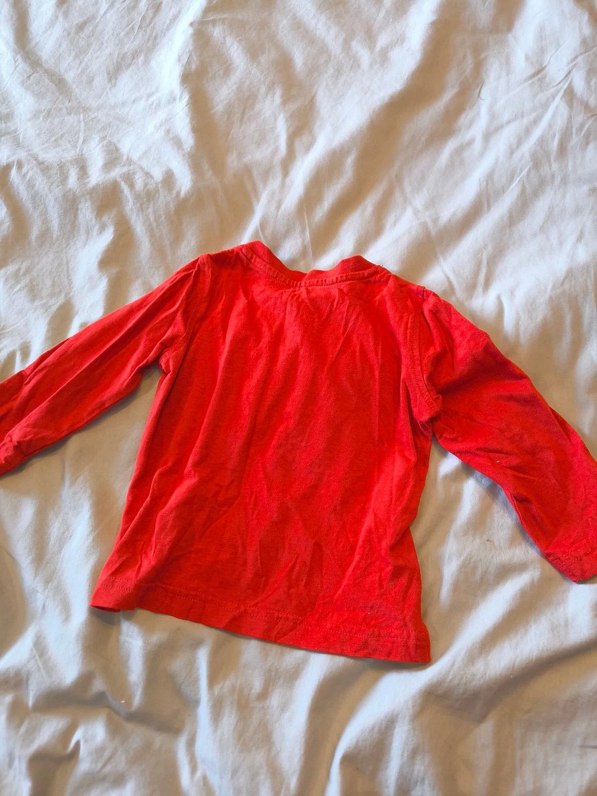 Red aeroplane graphic long-sleeve top, photo 2