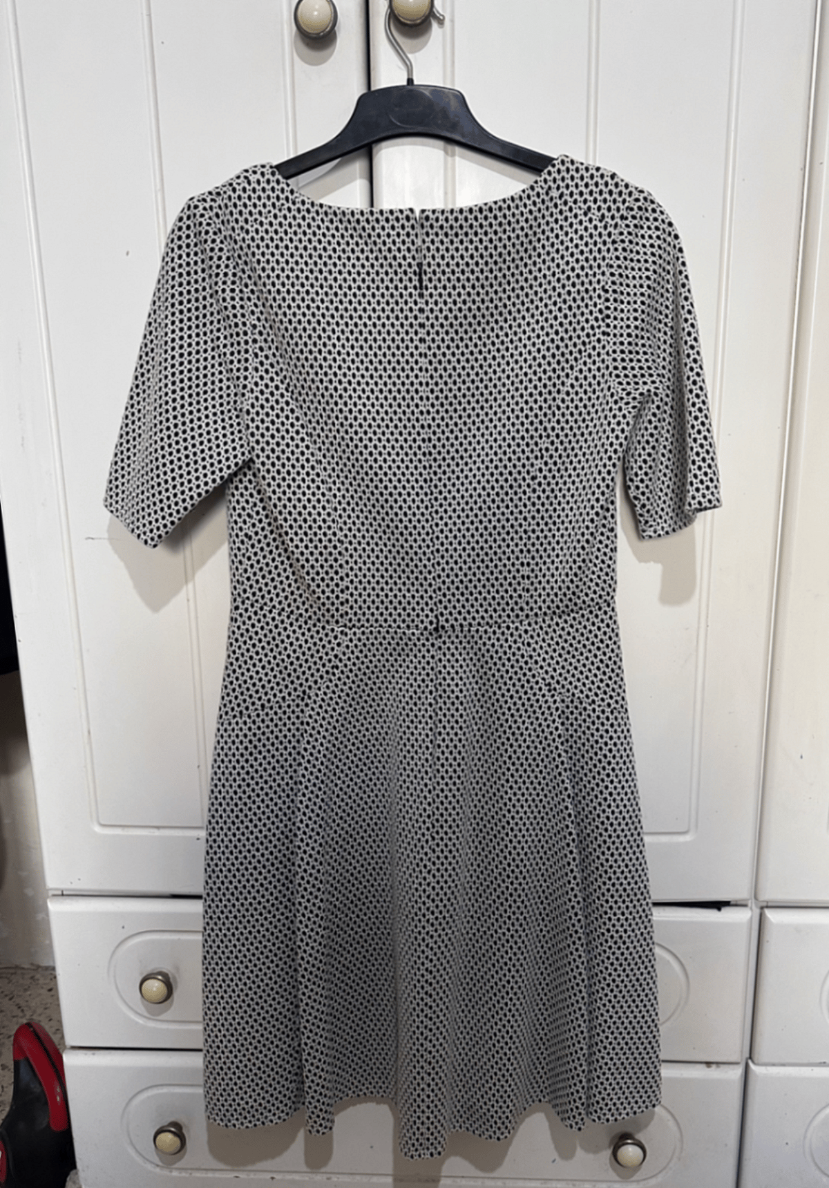 Textured Monochrome Skater Dress, photo 2