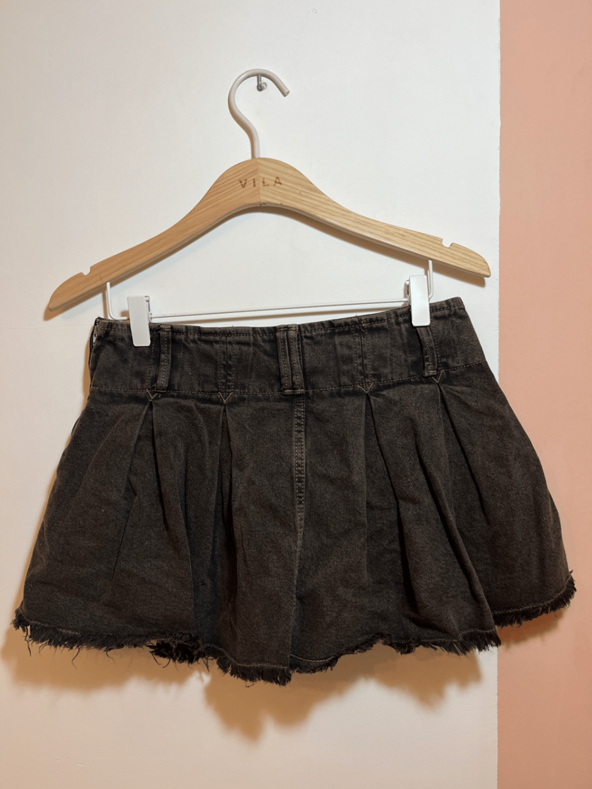 Bershka Pleated Mini Skirt with Shorts - photo 2