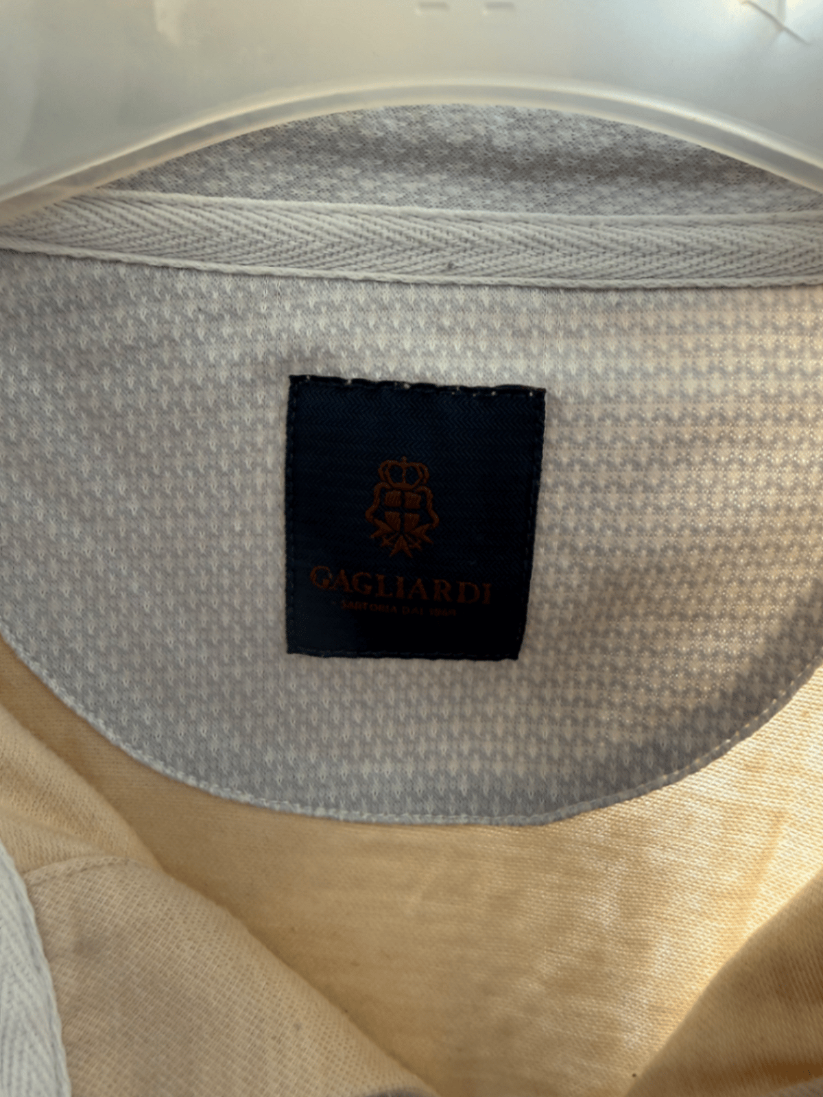 Polo Gagliardi Crema Manga Corta, foto 3