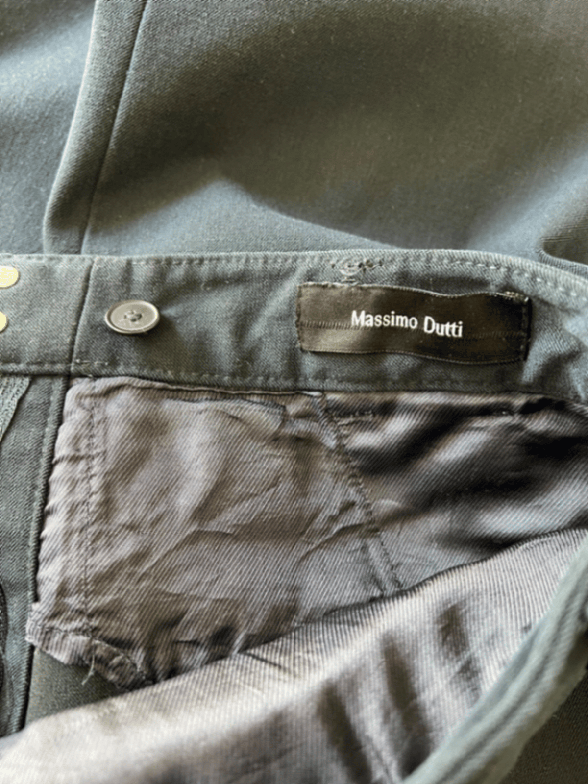 Massimo Dutti – Elegant Trousers | Navy | Size 36, photo 3