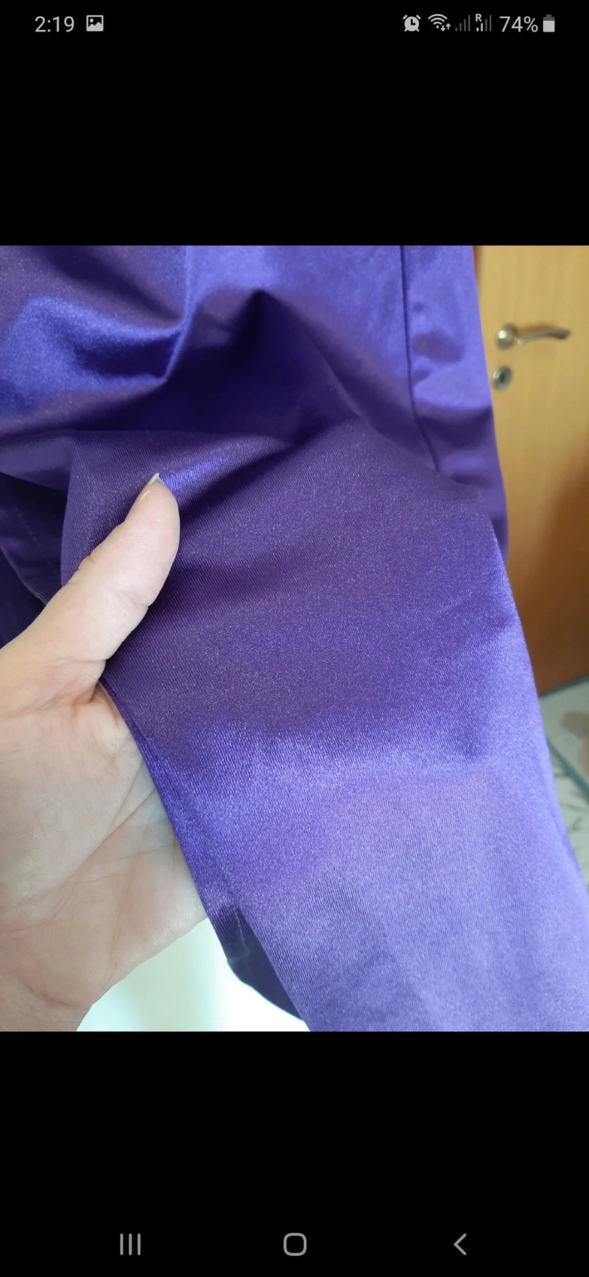 Vestido midi morado con aberturas, foto 7