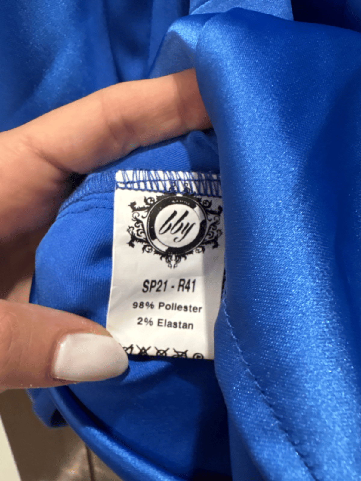 Blue Off-Shoulder Mini Dress, photo 4