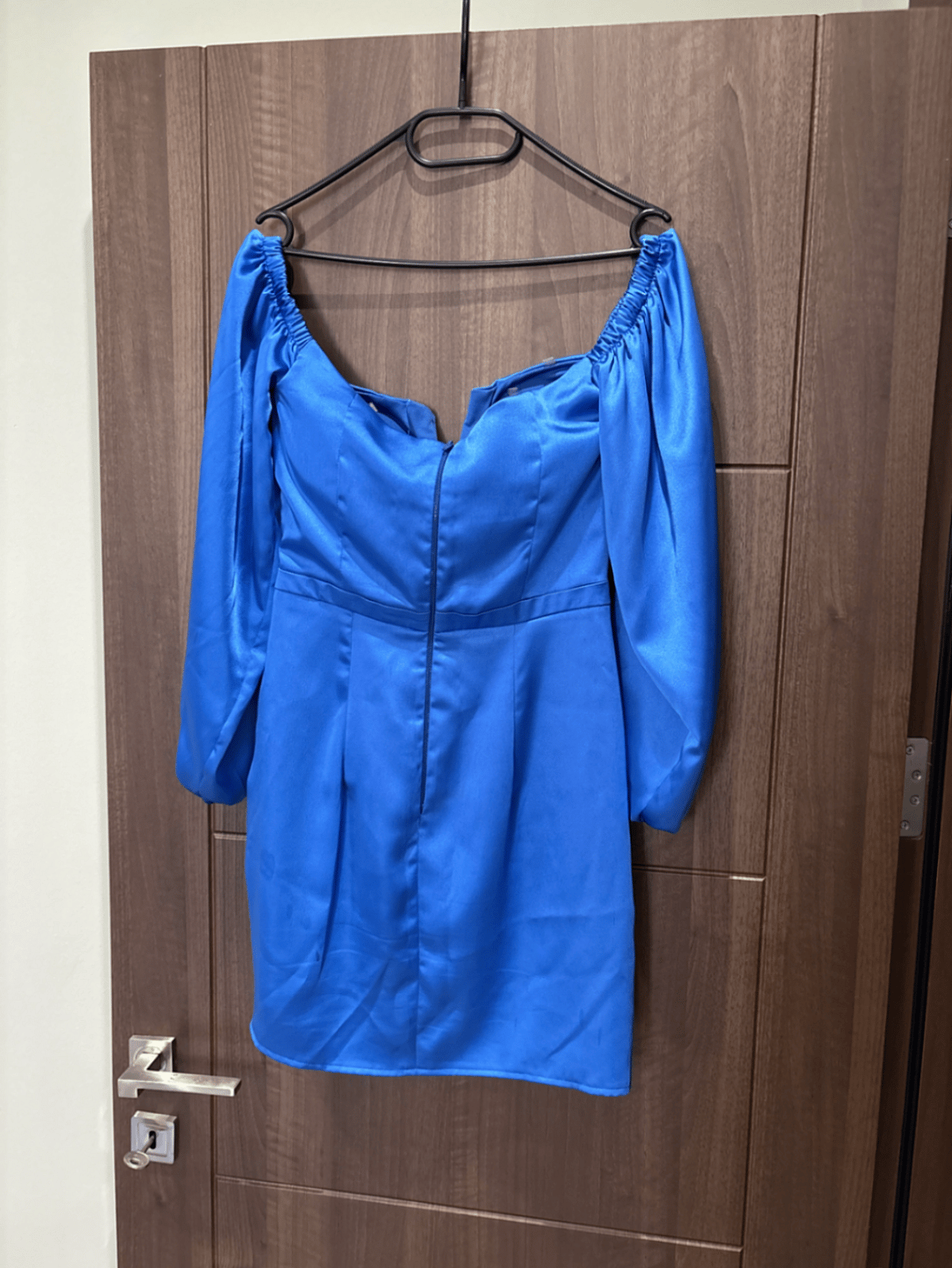 Blue Off-Shoulder Mini Dress, photo 3