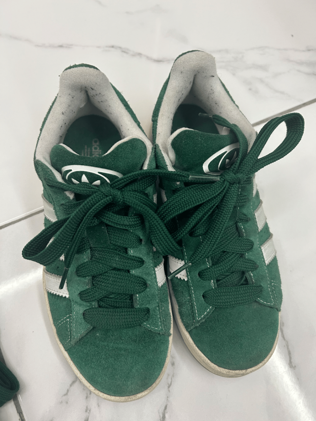 Adidas Campus Green Suede Trainers, photo 4