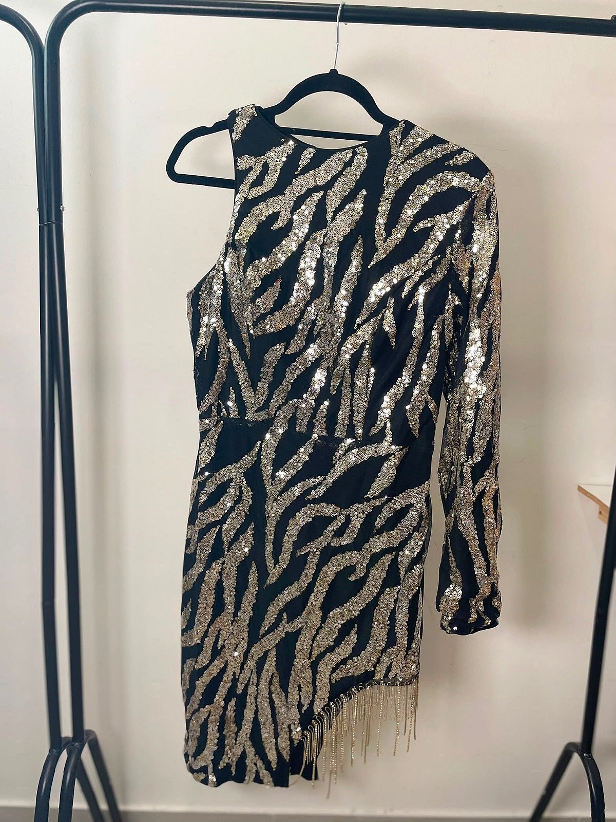 Sequined One-Shoulder Dress, photo 2