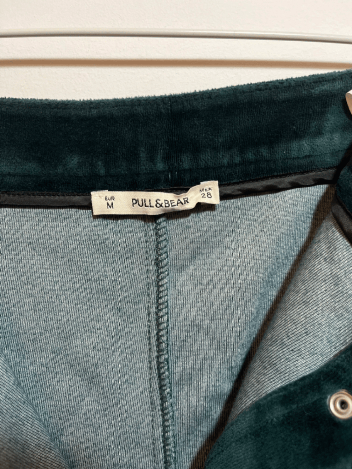 Velvet Button Front Mini Skirt - photo 4
