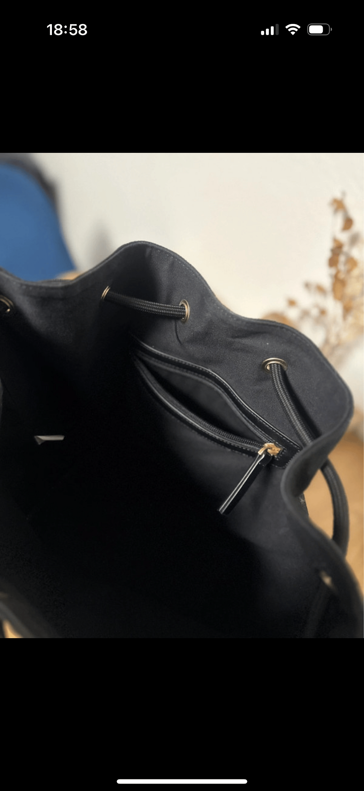 Borsa a secchiello nera Paul Hewitt, foto 3