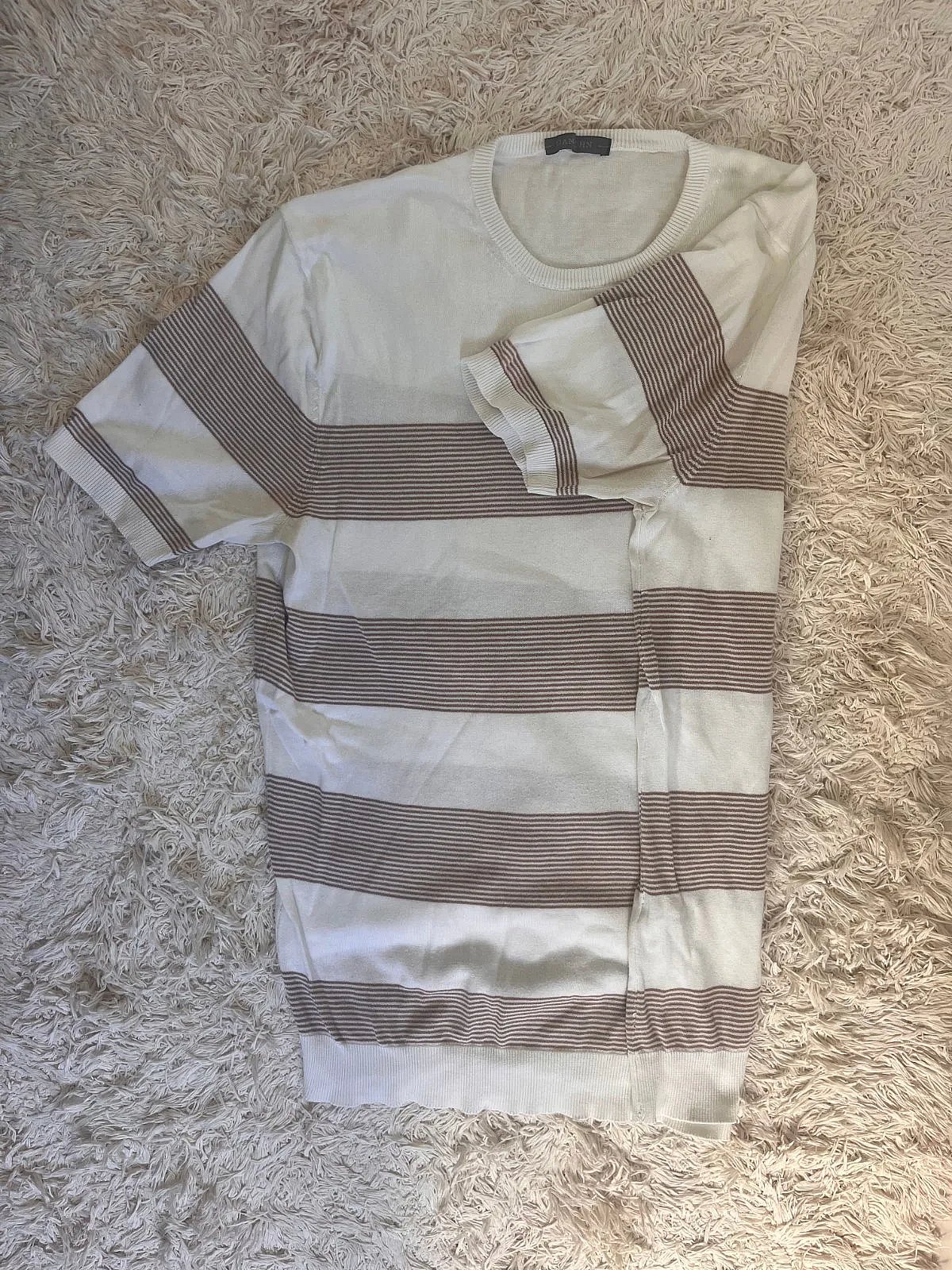 Dan John Striped Knit Top M - photo 2