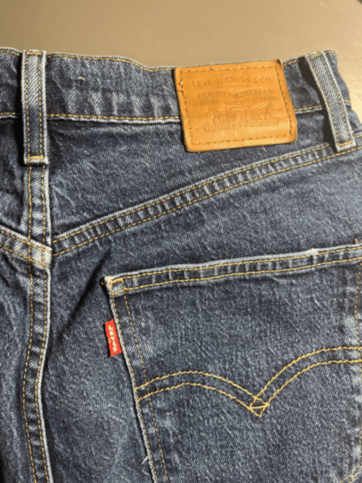 Jeans Levi's a vestibilità dritta con lavaggio scuro, foto 3