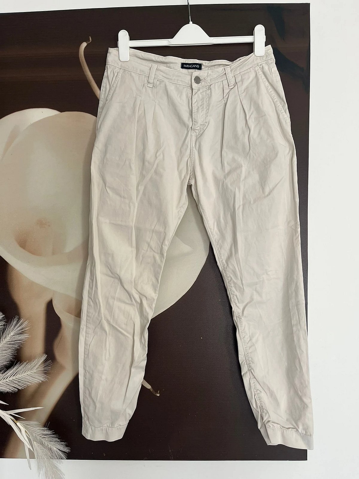 Cream Casual Trousers - photo 5