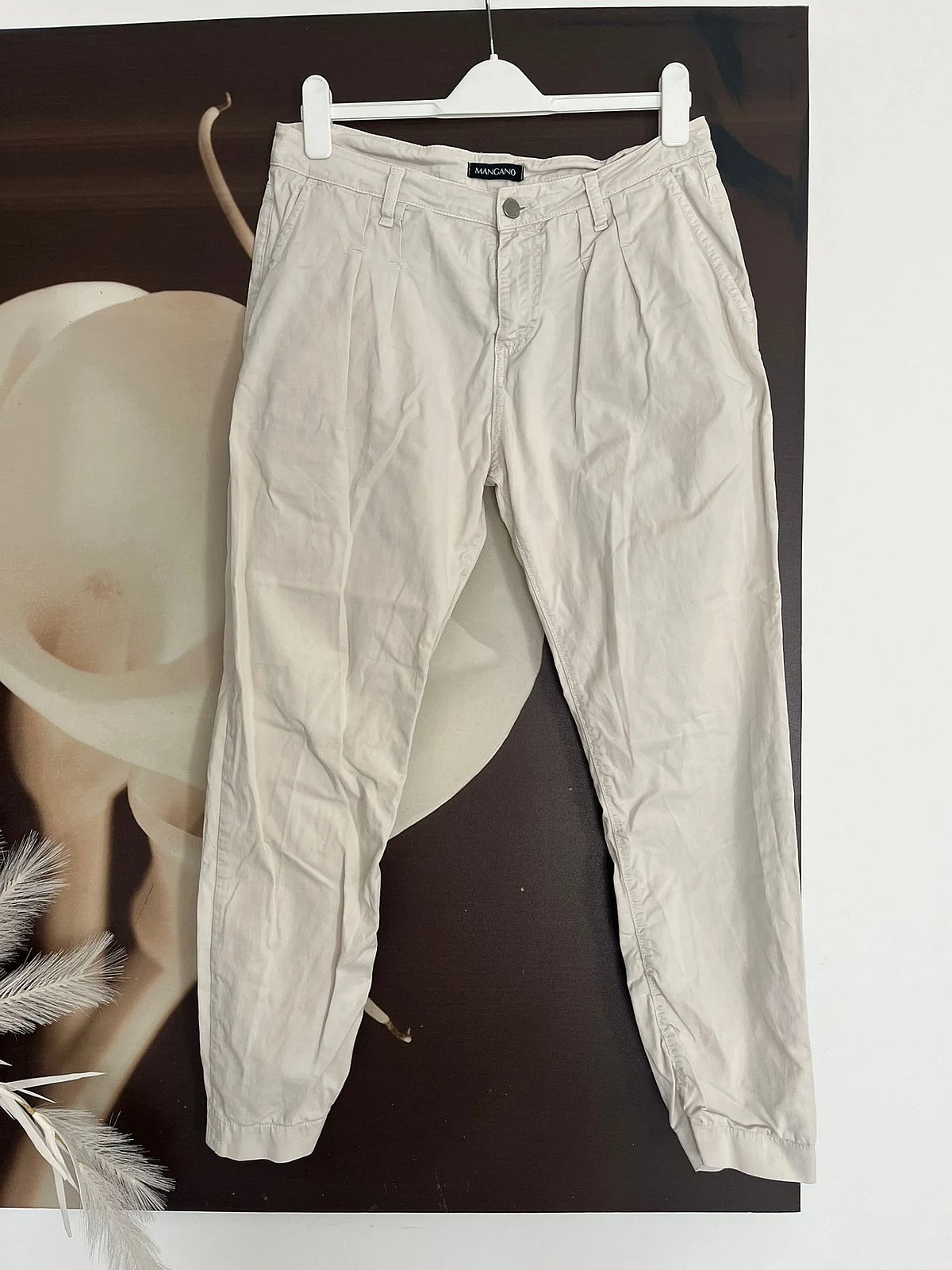 Cream Casual Trousers - photo 6