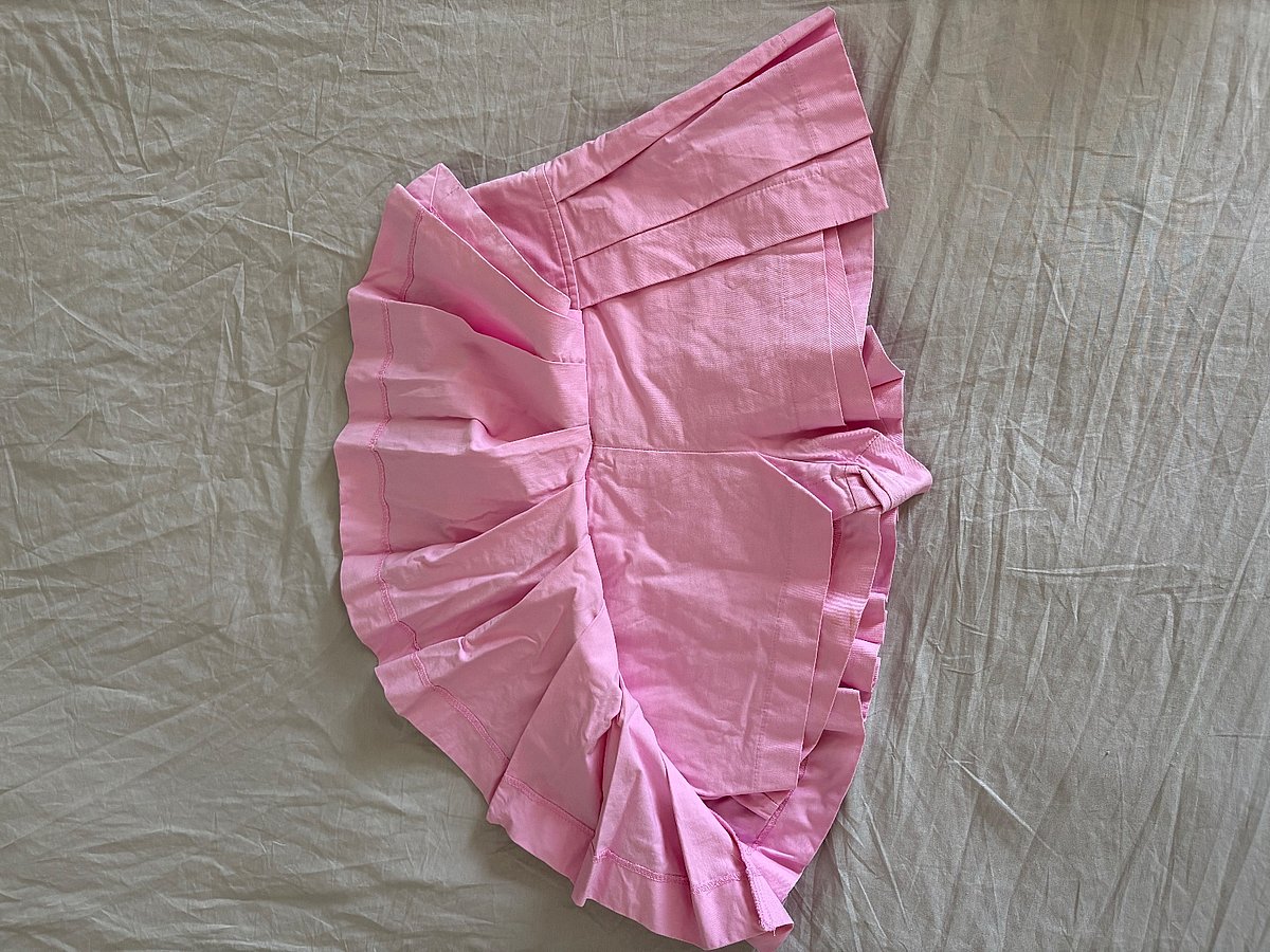 Pink Pleated Mini Skort, photo 2