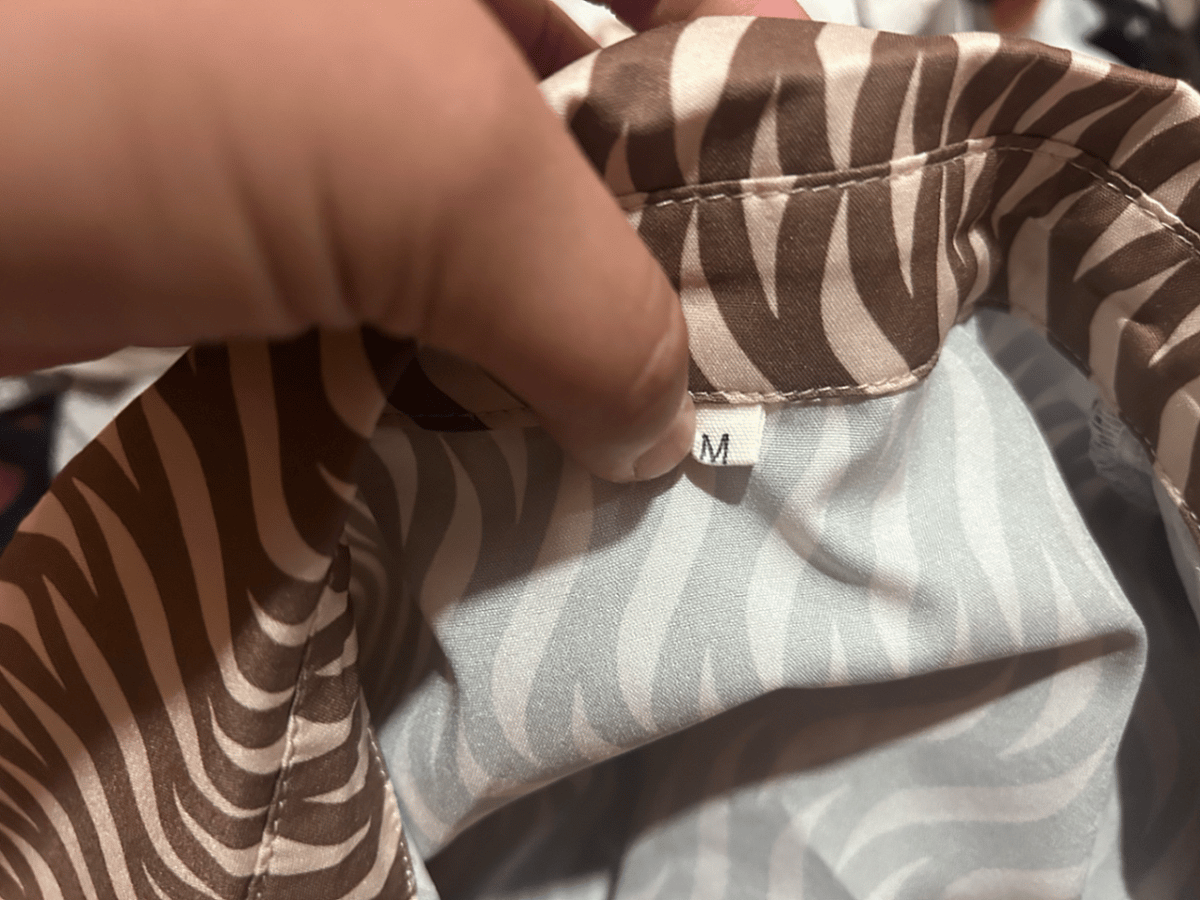 Brown Patterned Long Sleeve Shirt - photo 3