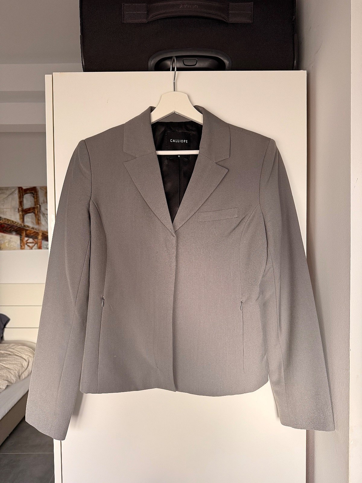 Grey tailored smart blazer, photo 3