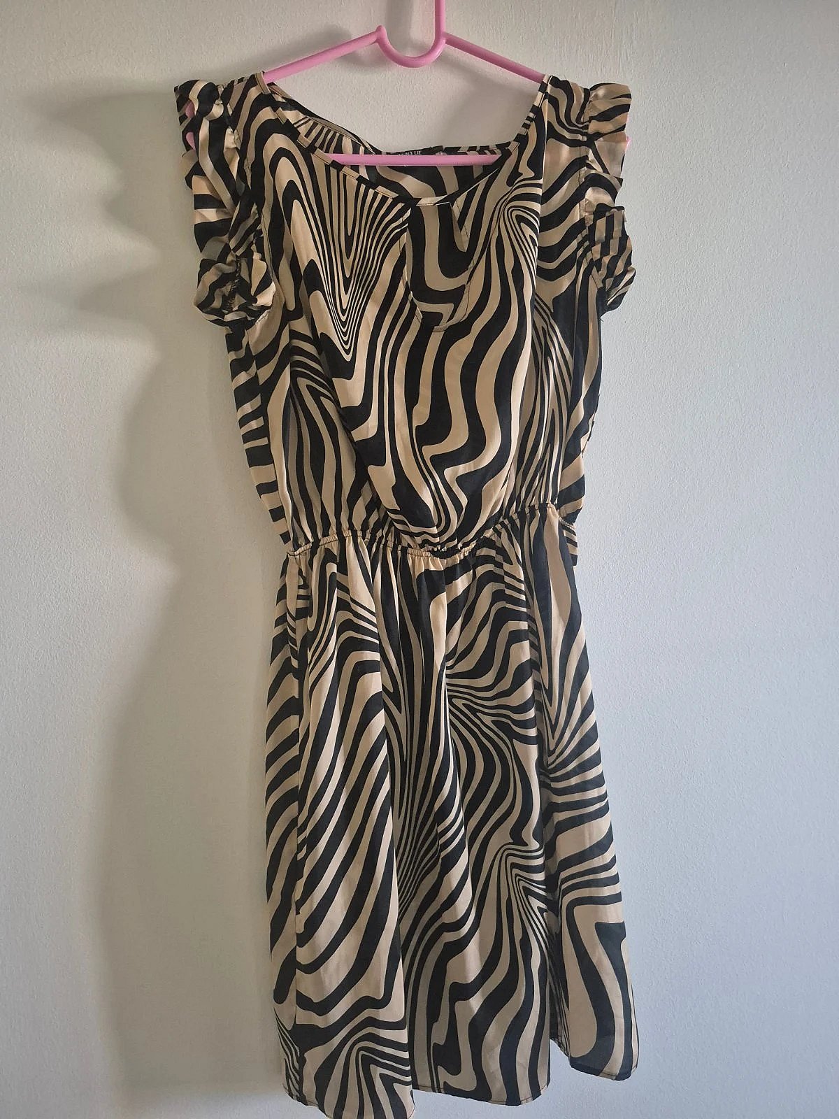 Vestido Nuna Lie con estampado de cebra, talla M, foto 3