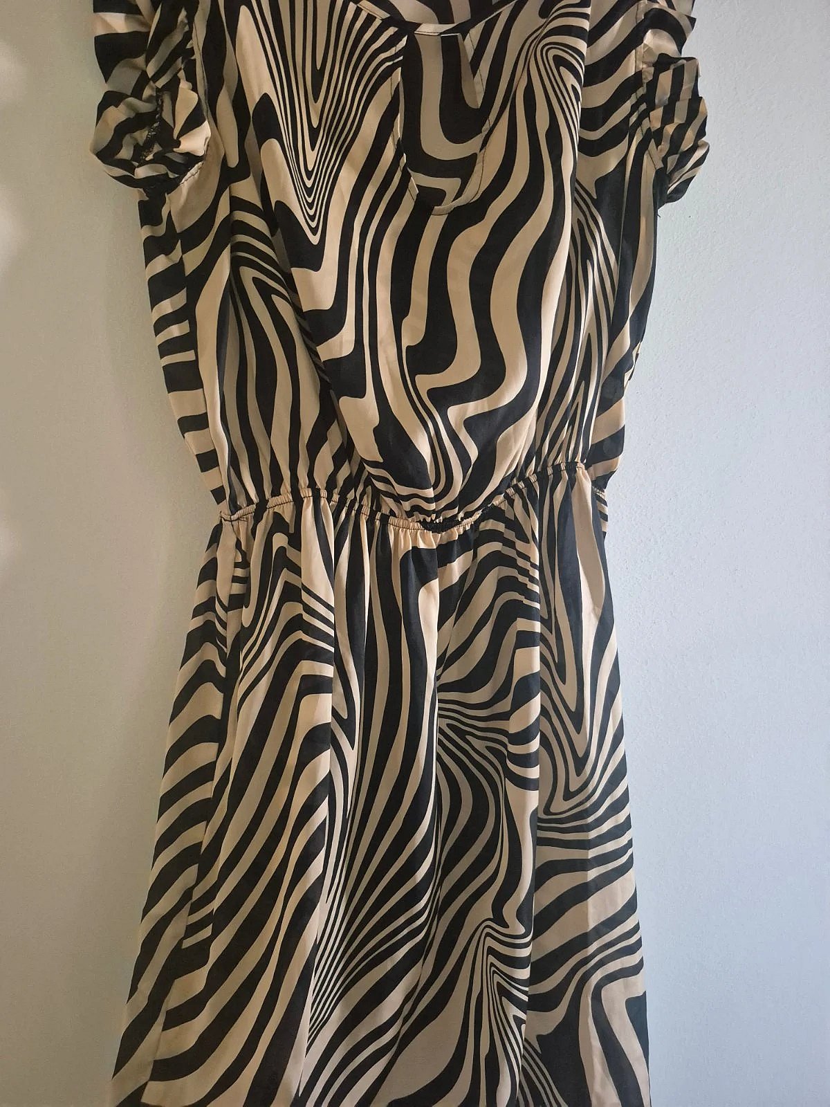 Vestido Nuna Lie con estampado de cebra, talla M, foto 2
