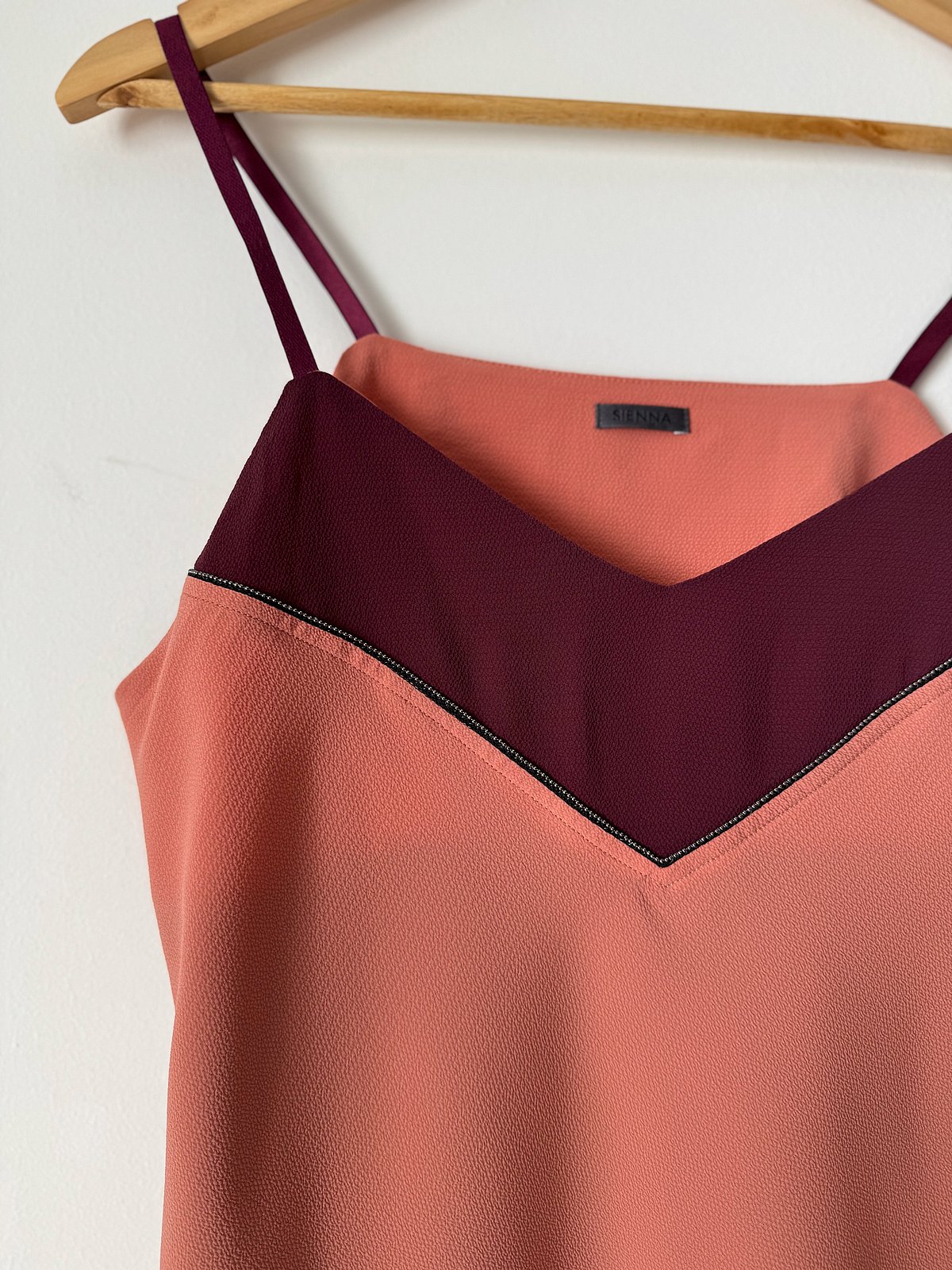 Sienna Peach V-Neck Camisole, photo 2