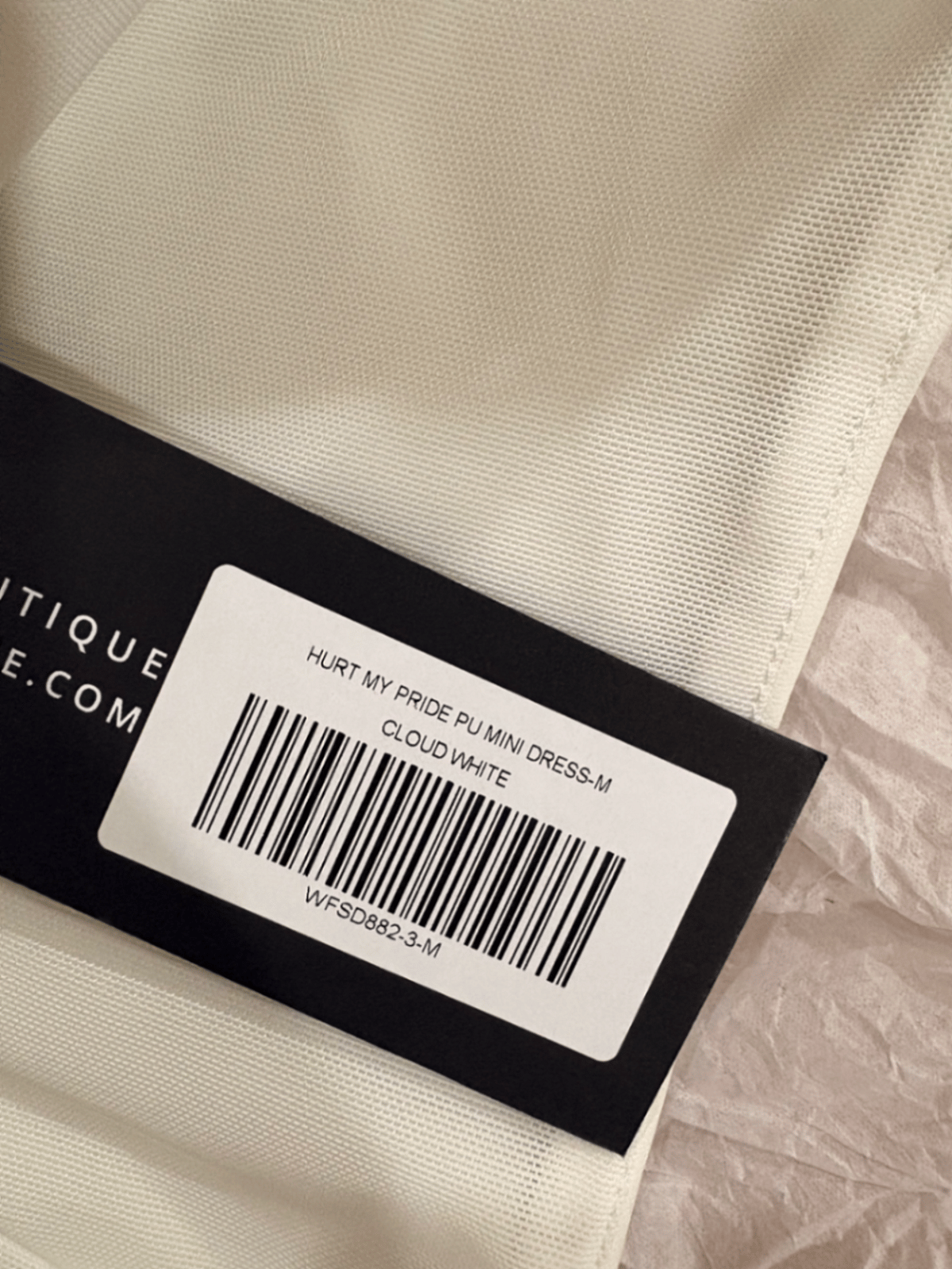 White Fox Cloud White Mini Dress, photo 5