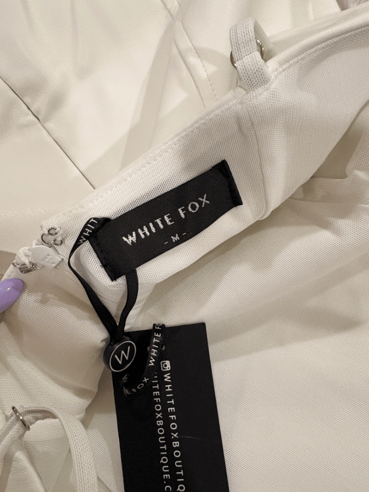 White Fox Cloud White Mini Dress, photo 4