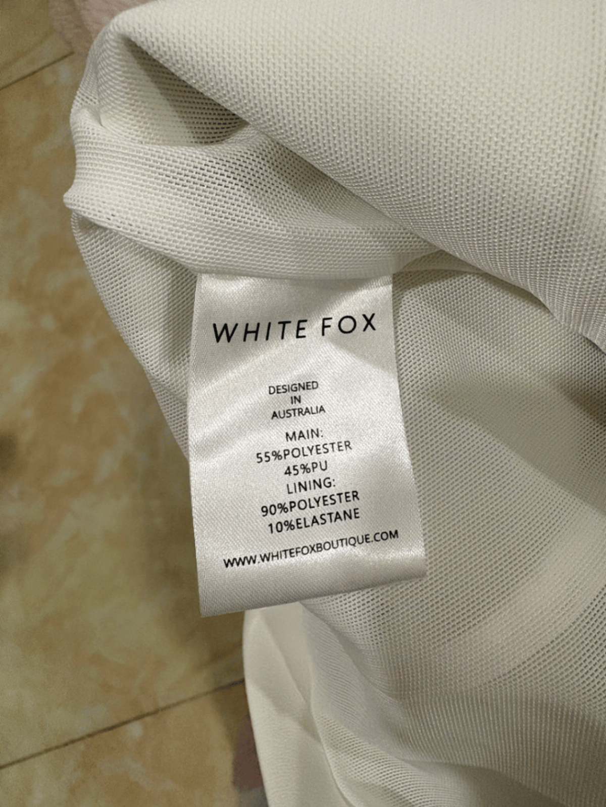White Fox Cloud White Mini Dress, photo 3