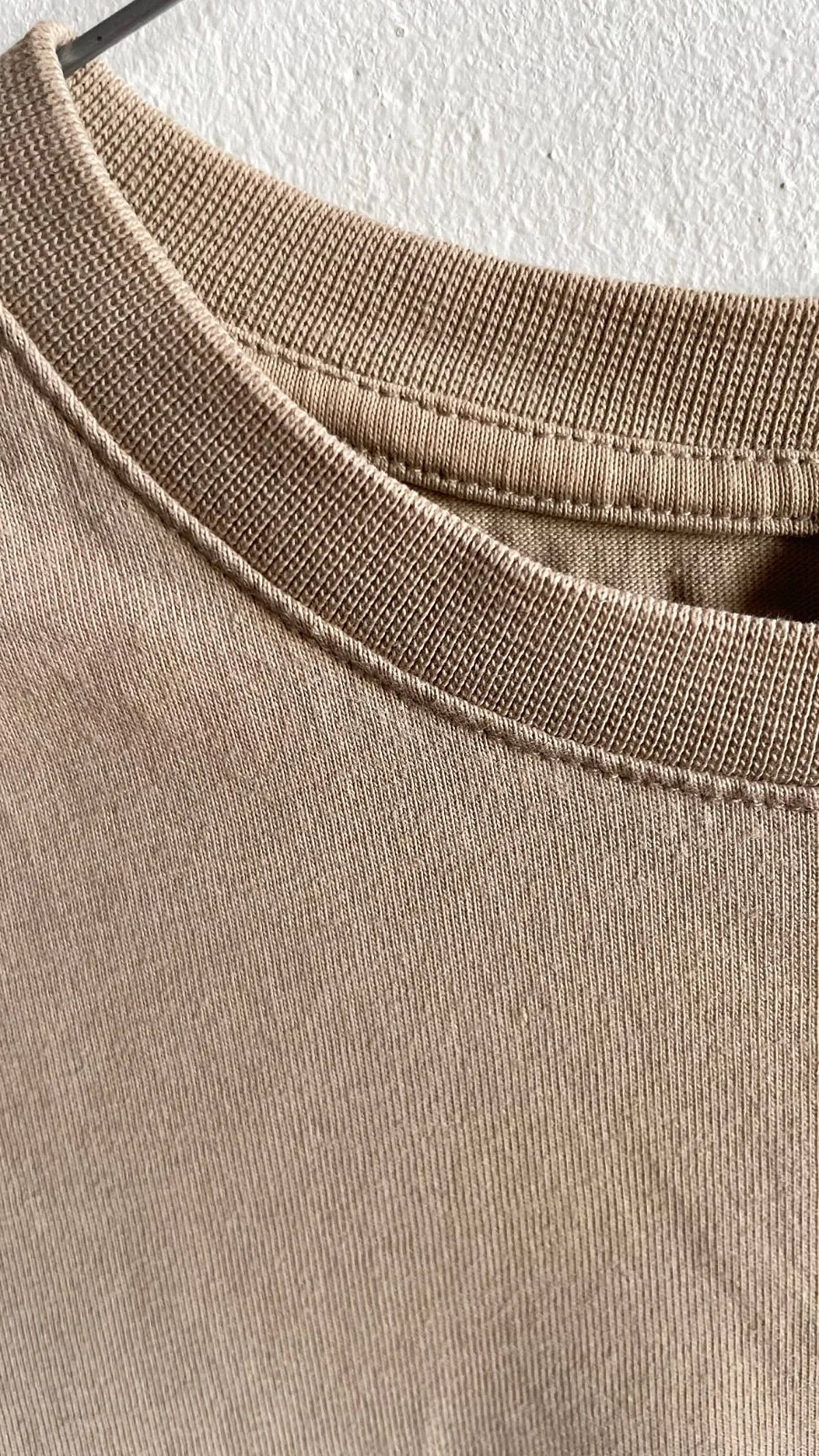 NA-KD Beige Crew Neck T-Shirt, photo 3