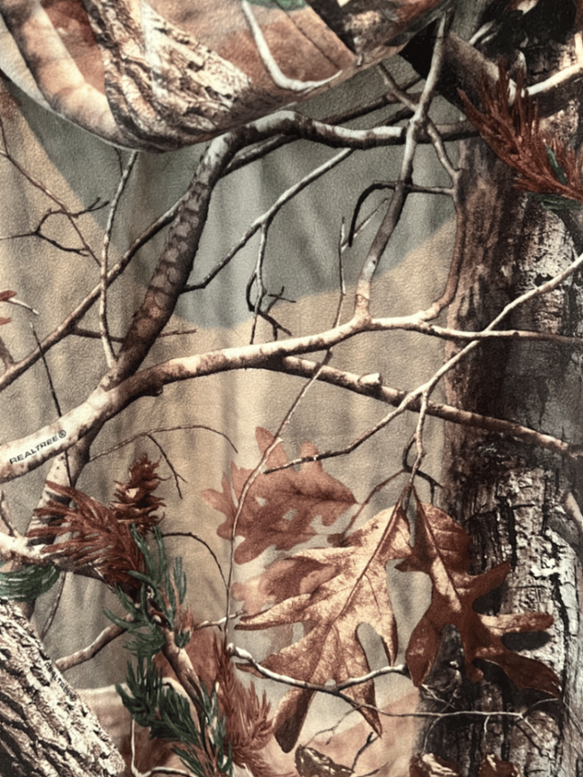 Sudadera con capucha de felpa con estampado de camuflaje de RedHead, foto 5