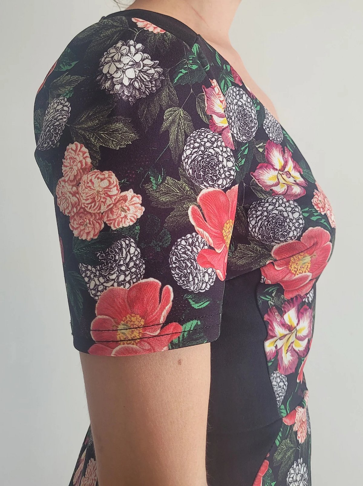 Floral Pattern Short Sleeve Dress, photo 2
