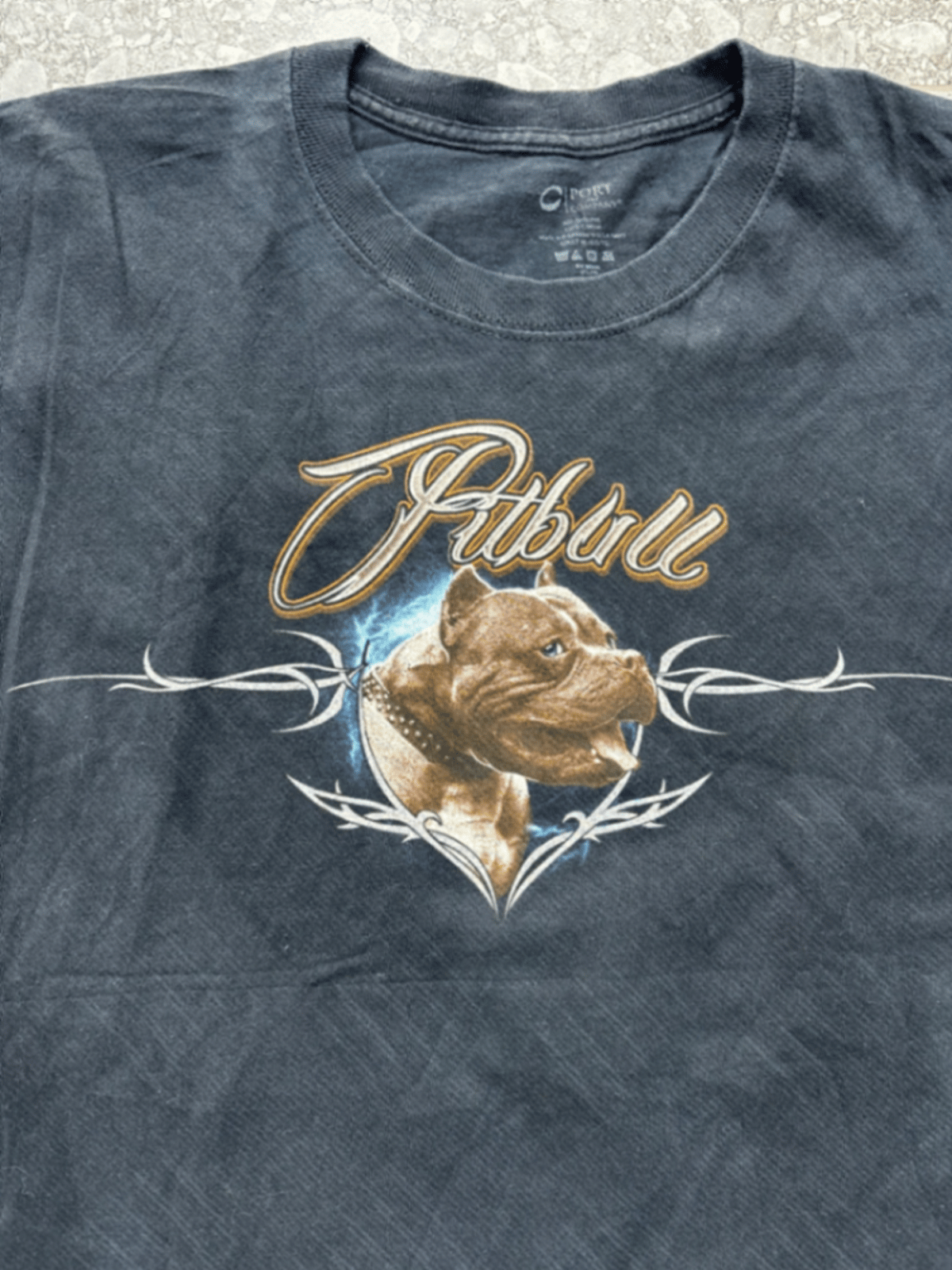 Graphic Pitbull print black t-shirt - photo 2