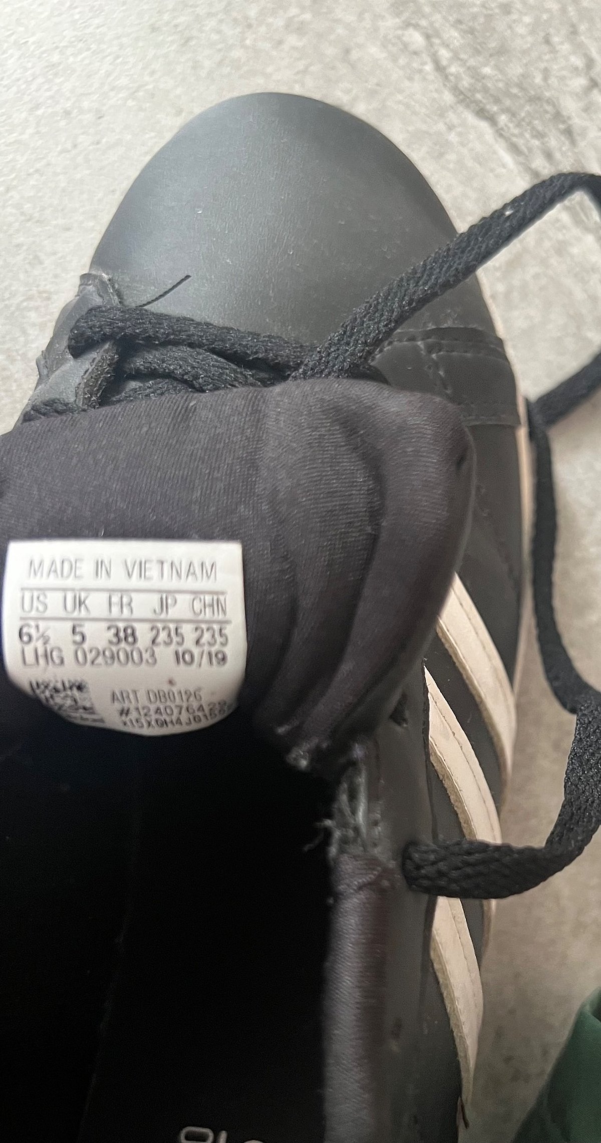 Adidas classic black white trainers, photo 3