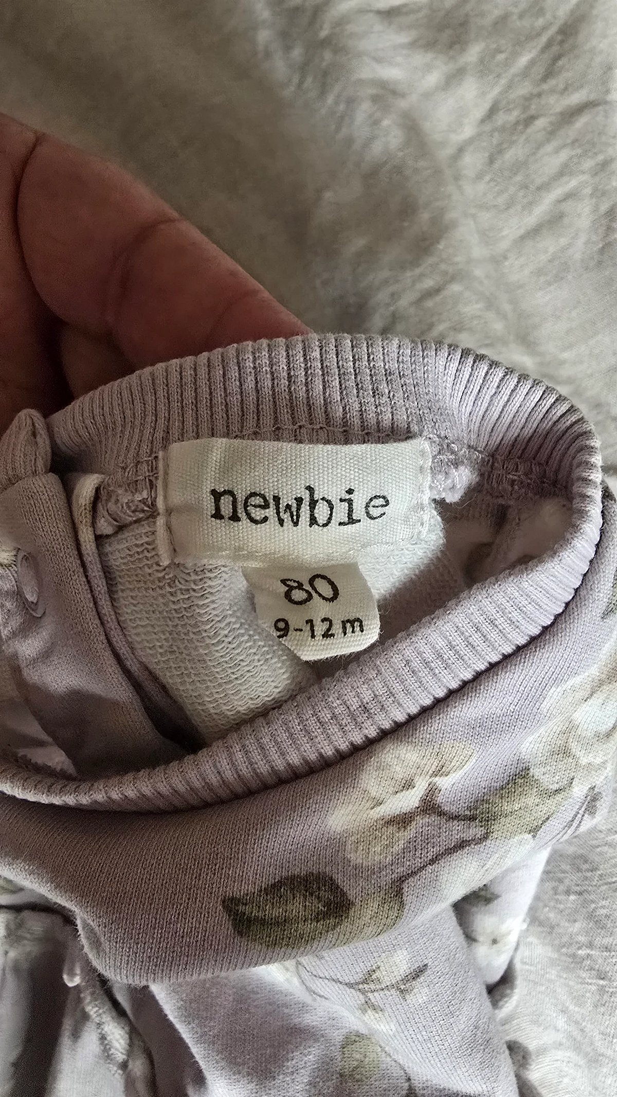 Vestitino floreale a maniche lunghe per neonata, foto 3