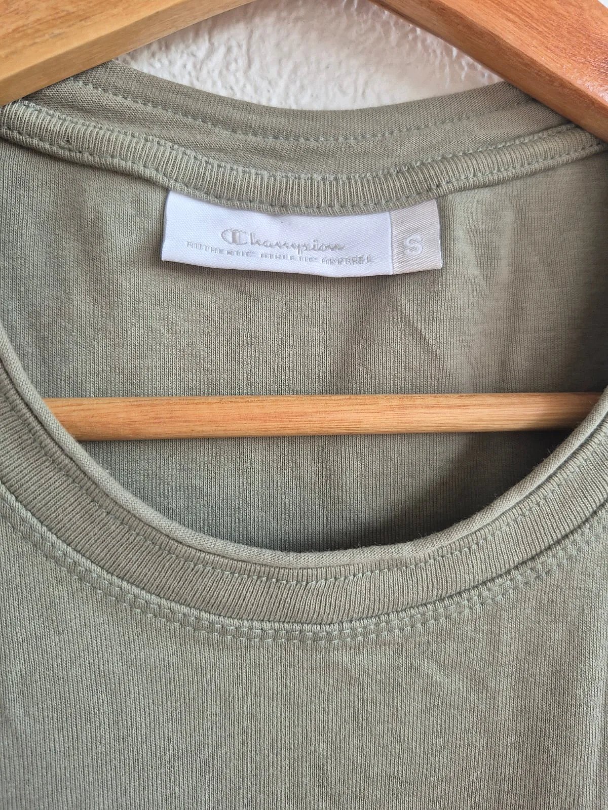 Champion olive cotton pocket t-shirt, photo 2