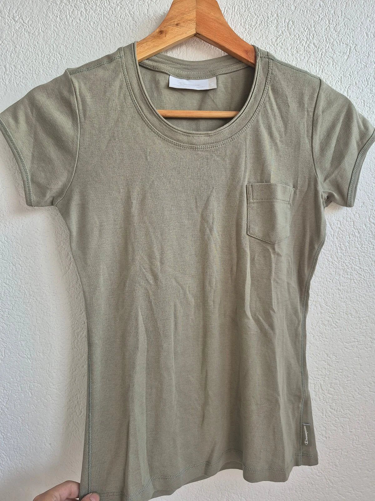 Champion olive cotton pocket t-shirt, photo 3
